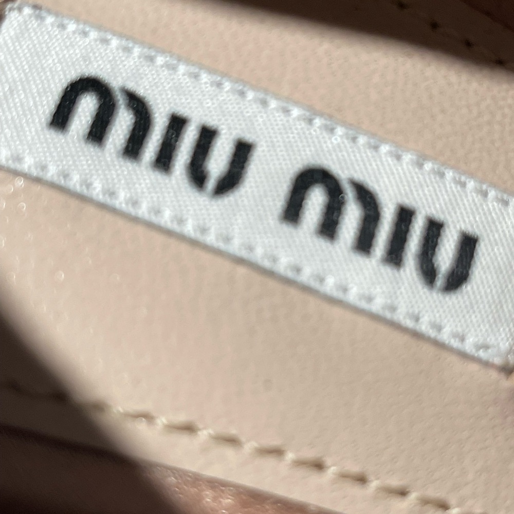 MIU MUI SATIN WITH HEARTS OF CRYSTAL “CINDERELLA” SHOES!!  NWT - Picture 7 of 14